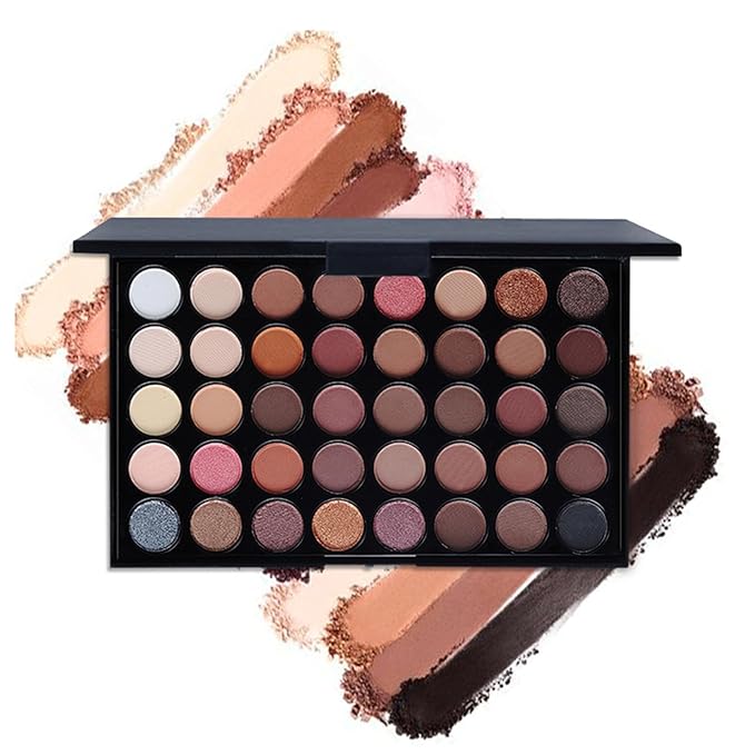 Eye Makeup Kits for Women, Eye Makeup Set for Beginners, Mother's Day Makeup Gifts for Women Girls, Makeup Essential Bundle Includes Eyebrow Pencil, Eyeliner Pen, Mascara, Eyeshadow Palette,Brushes