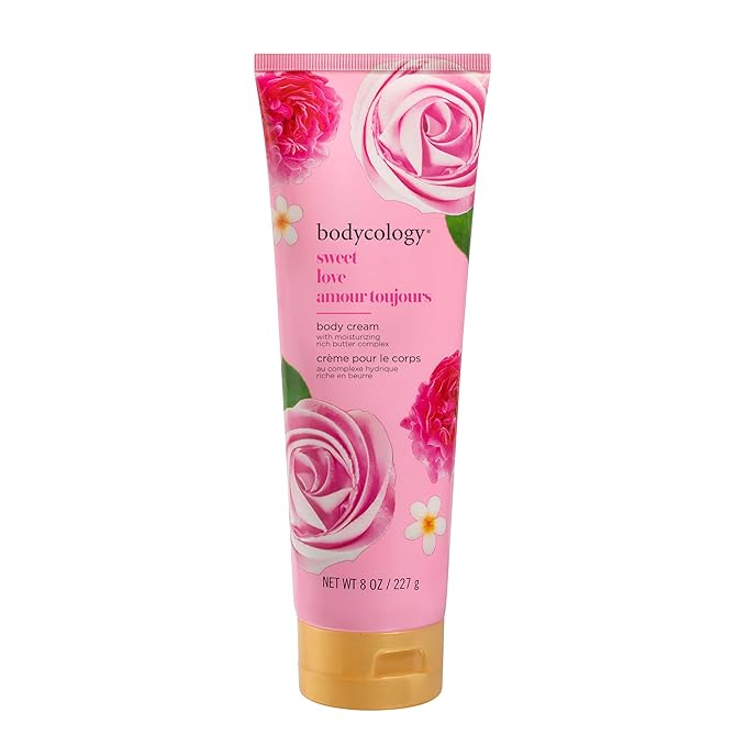Bodycology Shea Butter Body Cream, Sweet Love, 8 oz