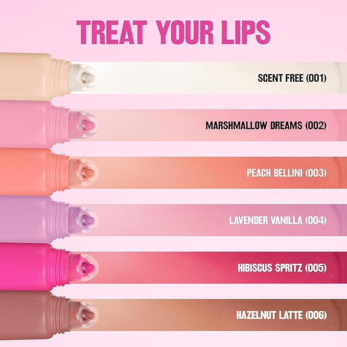 Revlon Glimmer Lip Treat Balm + Mask™, Overnight Peptide Lip Treatment, Hydrating, 006 Hazelnut Latte, 0.4 fl oz (Pack of 2)