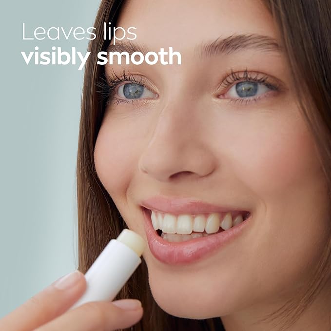 NIVEA Dewy Lip Balm with Hyaluronic Acid, Lightweight and Ultra-Hydrating for All Day Moisture, Leaves Visibly Less Noticeable Lip Lines and No Waxy Feel, 0.18 Oz, Pack of 48
