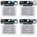 Ardell Individual False Eye Lashes - Combo, Black, Natural Look DIY Lash Clusters, Easy Application for Eyelash Extension Effect, 4 Pack
