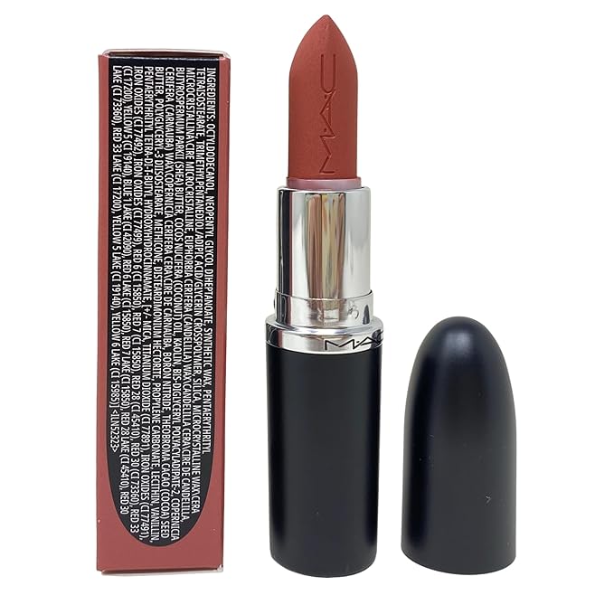MAC Cosmetics M.A.Cximal Matte Lipstick - 683 Cafe Mocha (Mauvey pinky nude) 0.12 oz / 3.5g