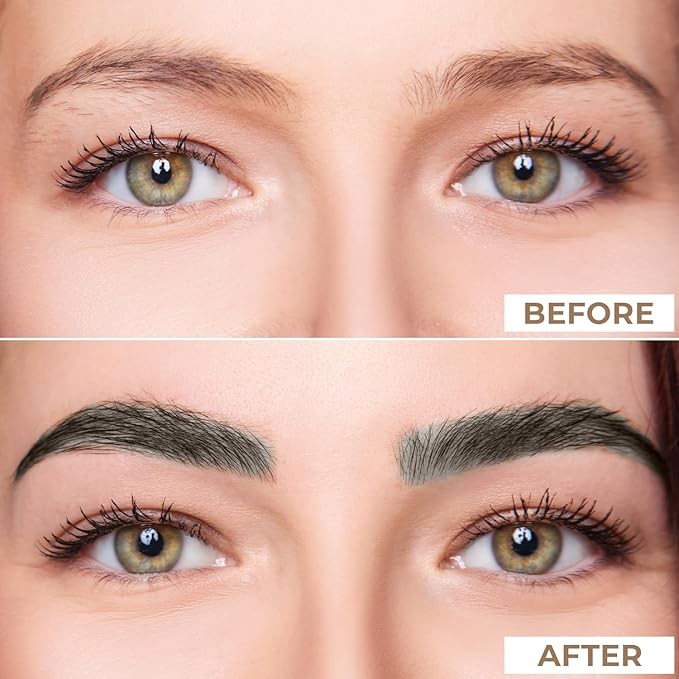 Profusion Cosmetics Dual-Ended Ultra-Fine Eyebrow Pencil -Good Brow Day Long-Wearing Brow Definer with Spoolie Brush for Blonde, Brown & Black Hair, Instant Brow Fixing Beauty Tool, Soft Black