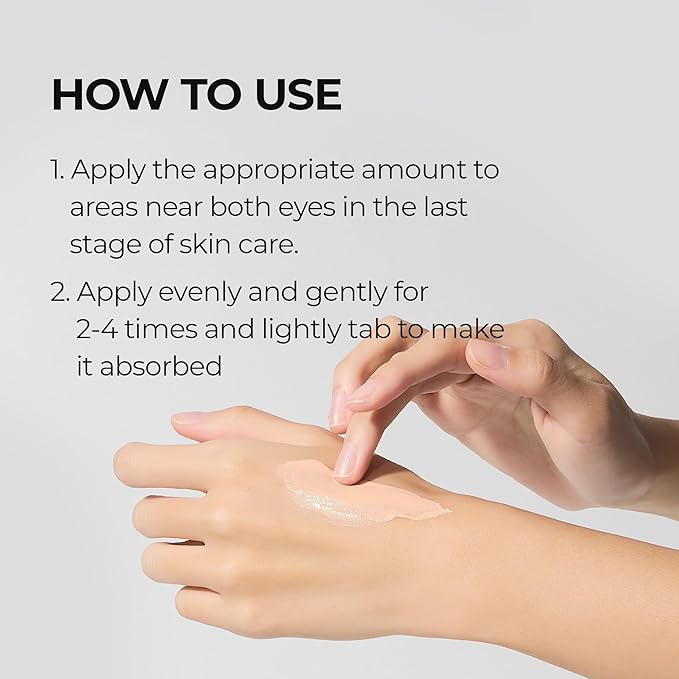 Dr.Melaxin Calcium Dark Spot Eye Cream 15g – Niacinamide & Calcium Gluconate Eye Cream for Dark Circles, Under Eye Bags & Sagging | Hydrolyzed Elastin EX Volume Firming | Korean Eye Cream
