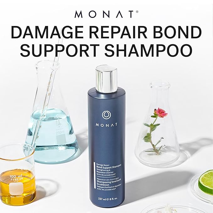 MONAT Damage Repair Bond Support Shampoo – Nourishing Cleanser – Strengthened Hair Shampoo – Advanced Repair Technology – Ideal for Daily Hair Wellness – Fortifying Ingredients