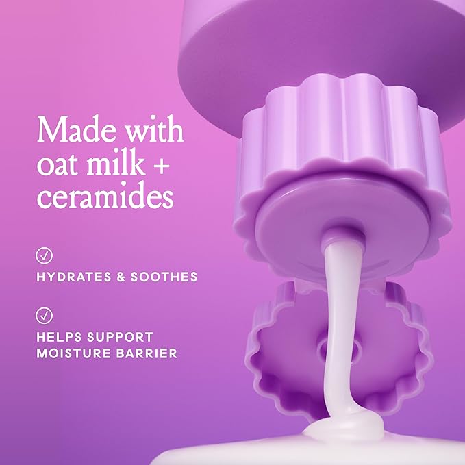 Billie Soothe Comforting Womens Body Wash, 18 fl oz, Calming Lavender Milk Scent, Vegan, Cruelty Free