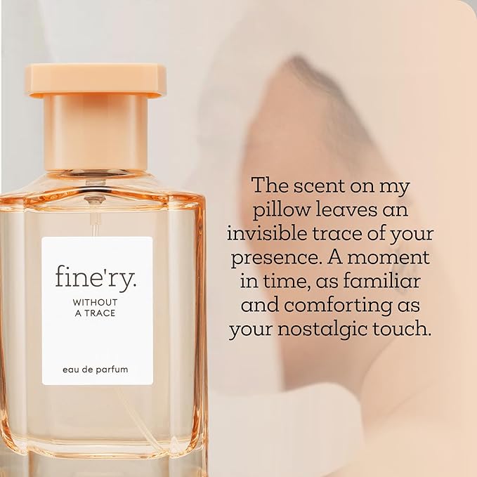 Fine'ry Without A Trace Eau De Parfum & Body Mist Gift Set | Clean & Fresh Notes Of Neroli, Cedarwood & Suede Musk | Fine Mist Spray & Perfume For Women | Fragrance Layering Duo (2oz + 5oz)