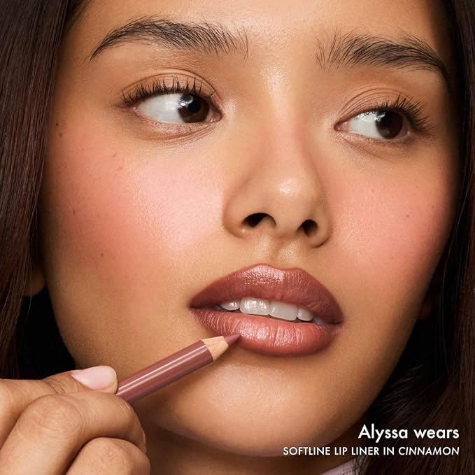 Summer Fridays SoftLine Lip Liner Pencil - Creamy, Long-Lasting Matte Lip Pencil for Sculpted Definition - Skin Care Infused Makeup with Hyaluronic Filling Spheres + Jojoba Oil - Cinnamon (1.02 g)