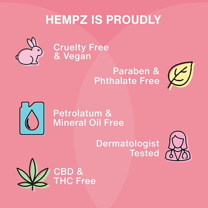 Hempz Herbal Body Moisturizer, Pearl White, Fresh Coconut/Watermelon, 2.25 Ounce