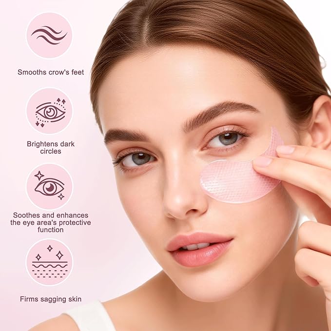 Under Eye Patches Revive Under Eye Patch Retinal Eye Patches for Women and Men eye patche for puffy eyes and dark circles Puffy Eyes Undereye Bags Birthday Gifts for Women Travel Essentials- (60 PC)