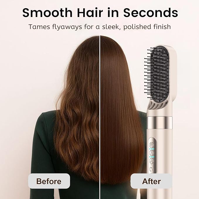 8-in-1 Hot Air Styler & Hair Dryer Brush Set, 110,000 RPM High-Speed Ionic Multi-Styler with Auto-Wrap Curlers, Diffuser, Volumizing & Thermal Brush for Fast Drying and a Smooth, Shiny Finish