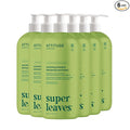 ATTITUDE Nourishing Hair Shampoo, EWG Verified, For Dry and Damaged Hair, Naturally Derived Ingredients, Vegan and Plant Based, Grapeseed Oil and Olive Leaves, 32 Fl Oz (Pack of 6)