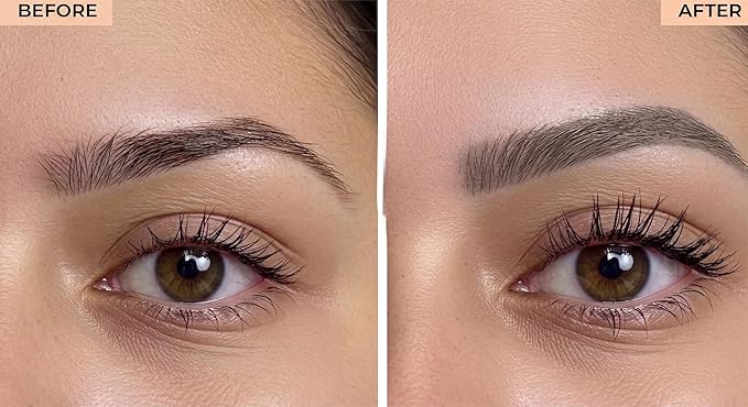Natural Eyebrow Powder Eyebrow Kit – Mica Brow Powder Eyebrow Makeup Kit with Professional Angled Eyebrow Brush – 10 Natural Shades – No Parabens or Chemicals – Eyebrow Shaper Kit by NuBeauti