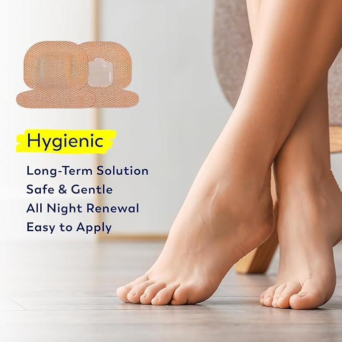 Toenail Fungus Treatment Extra Strength - Nail Fungus Treatment For Toenail Extra Strength - Nighttime Nail Patches & Nail Treatment Liquid Set (32patches+15ml)