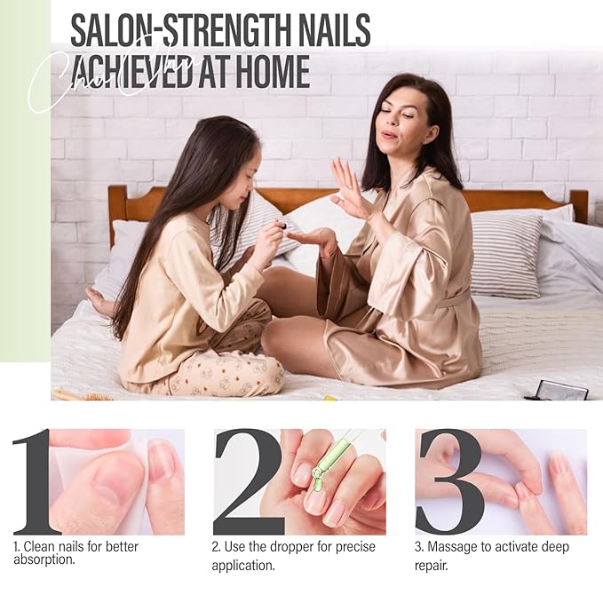 CHUCHU Nail Growth and Strengthener Oil for Cuticle - Repair Moisturizing Treatment - Natural Jojoba Vitamin B & E Nail Oil for Dry Cracked Nails (Aloe Vera)