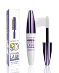 5D White Mascara Volume and Length, Longlasing Waterproof Colored Fiber Mascara for Eyelashes,Volumizing Curling Eye Lashes rimel de pestañas,Christmas Eye Makeup Gift for Women Girl Cosplay Stage Use