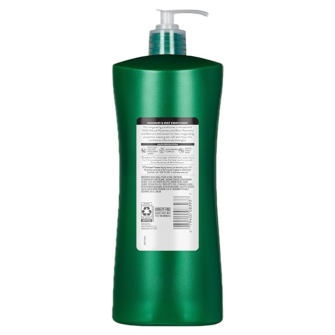 Suave Invigorating Conditioner with Rosemary & Mint, Deeply Conditions & Detangles for Soft, Healthy-Looking Hair, No Parabens, Phthalates, or Dyes, 4 Pack, 28 FL OZ EA