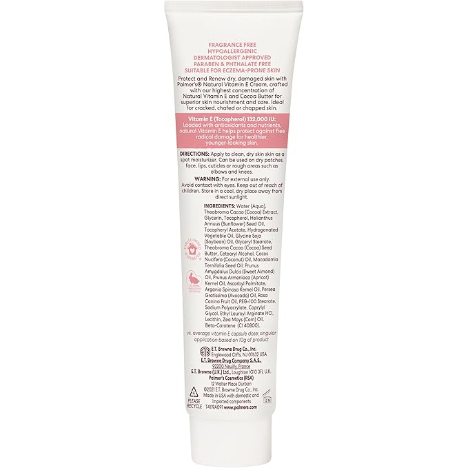 Palmer's Natural Vitamin E Concentrated Cream, 2.1 Ounce