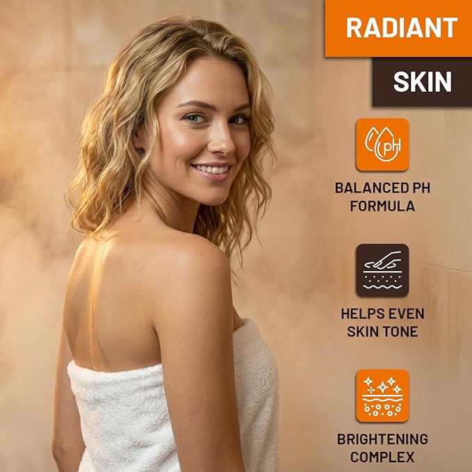 Vitamin C Body Wash For Uneven & Dull Skin - With Niacinamide and Tranexamic Acid - Brightening Daily Cleanser - 16 fl.oz