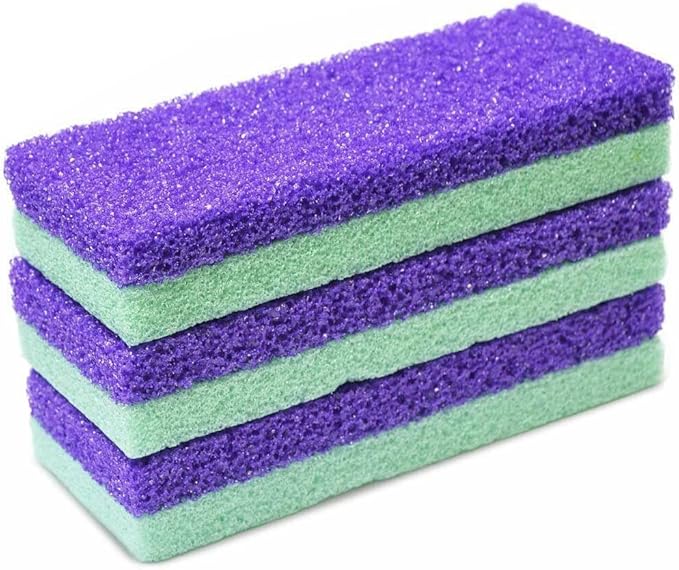 Salon Foot Pumice and Scrubber for Feet and Heels Callus and Dead Skins, Safely and Easily Eliminate Callus and Rough Heels (Pack of 3)