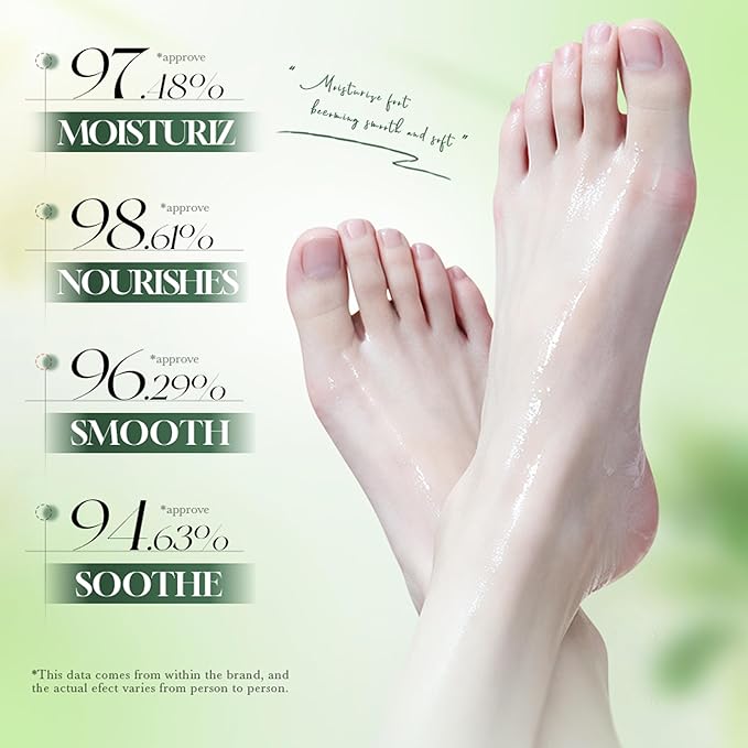 Moisturizing Aloe Vera Foot Mask with Aloe Vera and Hyaluronic Acid, Hydrating Masks for Dry Cracked Feet, Dry Skin Moisturizer Exfoliating Mask for Soft and Smooth Feet - Men Women - 3 Pack