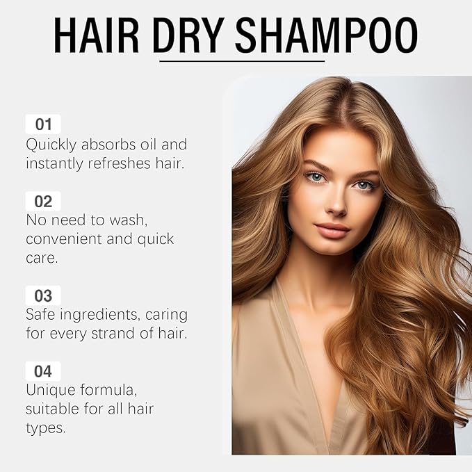SECONDDAY Volumizing Dry Shampoo Spray for Dark Hair - Instantly Fresh Natural Formula with Added Lift, No White Residue & Travel Size Convenience (2PCS)