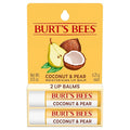 Burt's Bees Mothers Day Gifts, Lip Balm - Coconut and Pear, Lip Moisturizer With Responsibly Sourced Beeswax, Tint-Free, Natural Origin Conditioning Treatment, 2 Tubes, 0.15 oz.