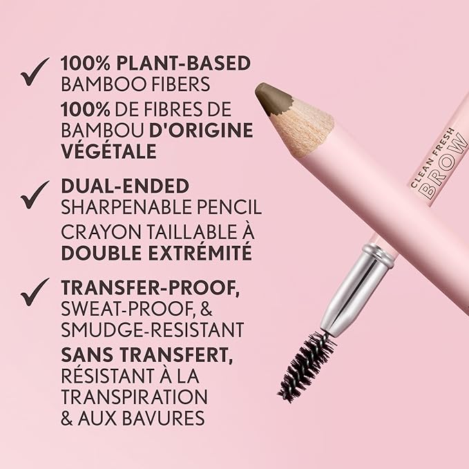 Covergirl Clean Fresh Brow Eyebrow Pencil 400 Soft Brown 0.02 oz (Pack of 1)