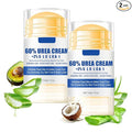 60% Urea Foot Cream Stick - Foot Care Balm Moisturizer for Dry Cracked Feet Hands Knees Elbows Hands Maximum Strength - 2Pcs Moisturizing Heel Balm Hydrates Calluses Remover Rough Skin Softener 1.41oz