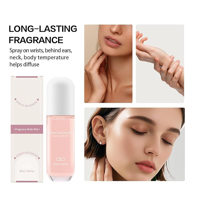Roseye Hair & Body Perfume Mist – Jasmine Fragrance – Refreshing Scent Travel Size 1.7 Fl Oz/50ml