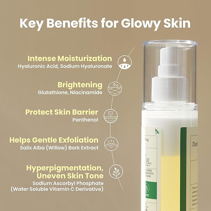 AXIS-Y Dark Spot Correcting Glow Toner – Brightening Hydrating Toner with 5% Niacinamide, Glutathione & Hyaluronic Acid for Uneven Skin Tone (4.23 fl. oz.)