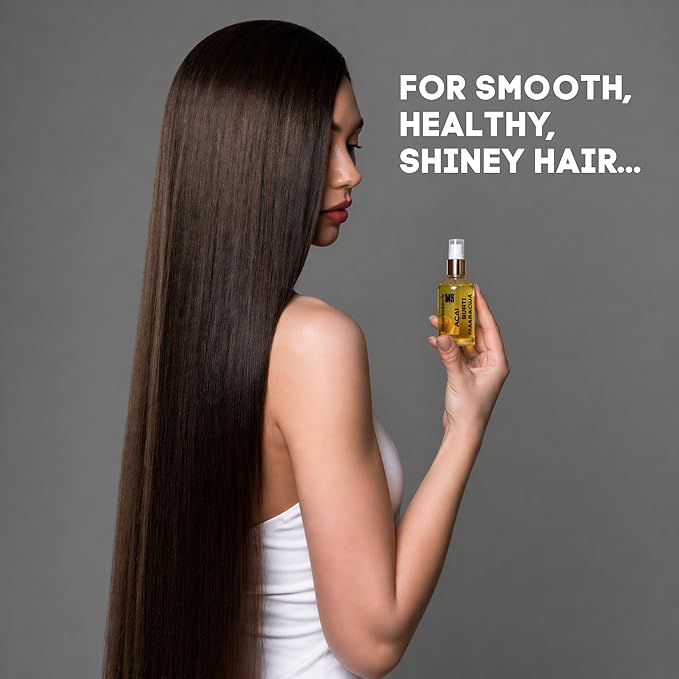 Magic Sleek Acai Oil 60 ml | Hair Serum | Maracuja & Buriti Oil | Hydrating & Nourishing | Frizz Control | Smooths, Softens & Shines | Repairs Damaged Hair | All Hair Types