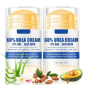NovaCharm 2PCS Urea Cream 60 Percent for Feet, Maximum Strength Urea Foot Cream Stick, Foot Moisturizer Lotion for Cracked Heels, Dry Hands & Rough Knees (1.4Ounce(Pack of 2), Aloe Vera)