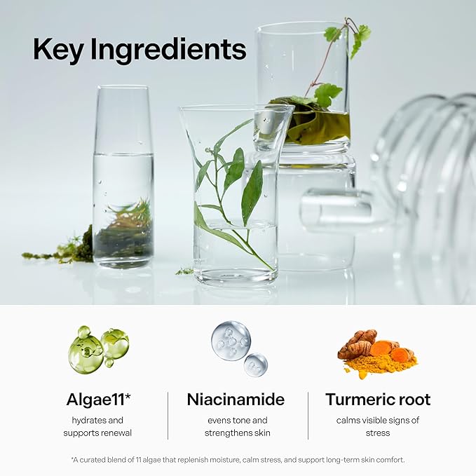 Instant Glow Mist, Hydrating Lightweight Korean Face Mist with Algae 11, Niacinamide and Turmeric root, Moisturizing Spray for Dewy, Glass Skin, For Dry or Sensitive Skin, 120ml / 4.0 fl.oz.