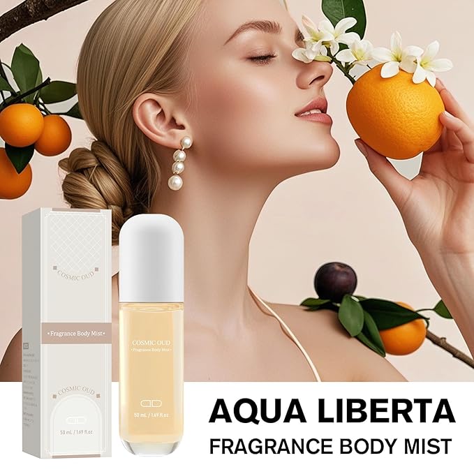 Roseye Hair & Body Perfume Mist – Citrus Fragrance – Refreshing Scent Travel Size 1.7 Fl Oz/50ml