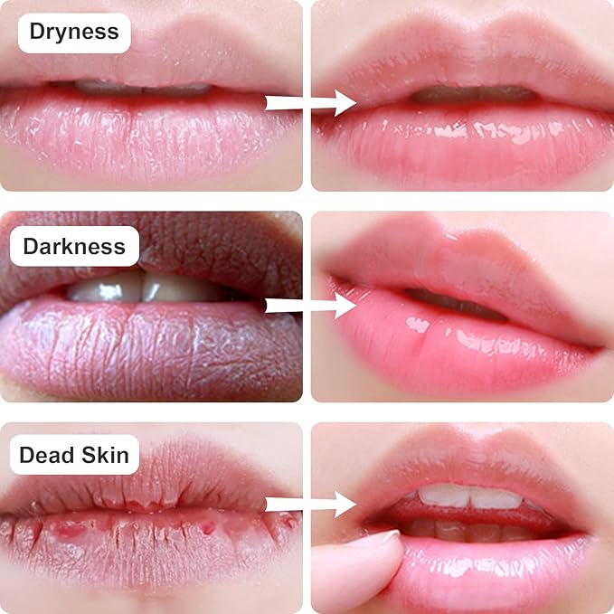 30 PCS Collagen Lip Mask Crystal Mouth Care Gel Pads for Moisturizing & Reducing Chapped, Smoothing Fine Lines-Lip Patches for Firms & Hydrate