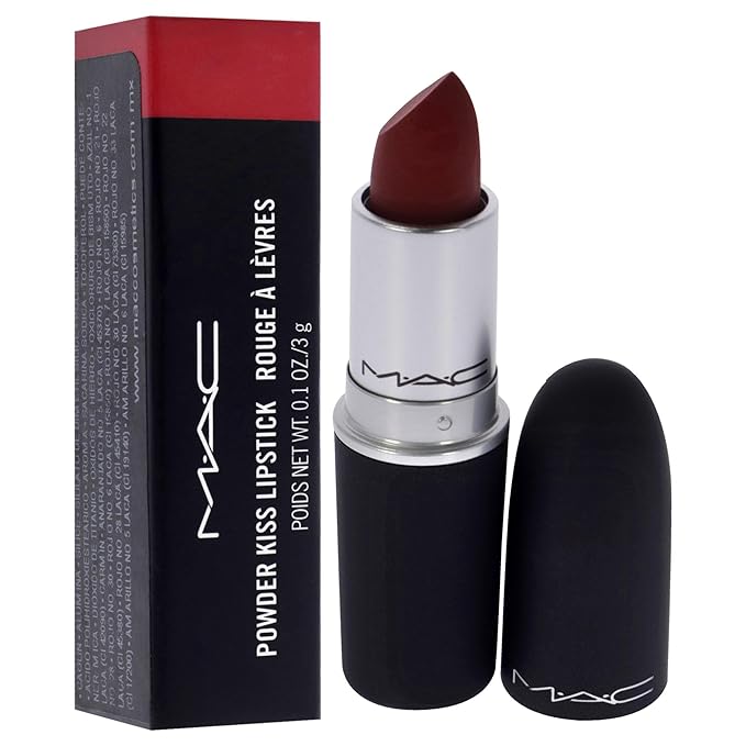 Powder Kiss Lipstick - 935 Ruby New by MAC for Women - 0.1 oz Lipstick