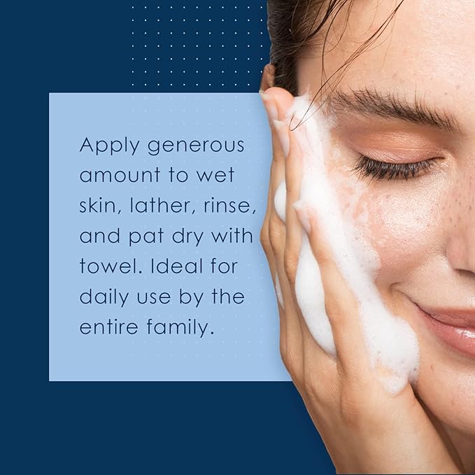 Vanicream Liquid Cleanser - 8 fl oz – Unscented, Gluten-Free Formula for Sensitive Skin (Pack of 2)
