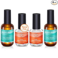 modelones 4 Pcs Nail Dehydrator and Primer, 15 ml Acid Free Natural Prep Dehydrate & Bond Primer Hema-Free Bonding for Nail Supplies