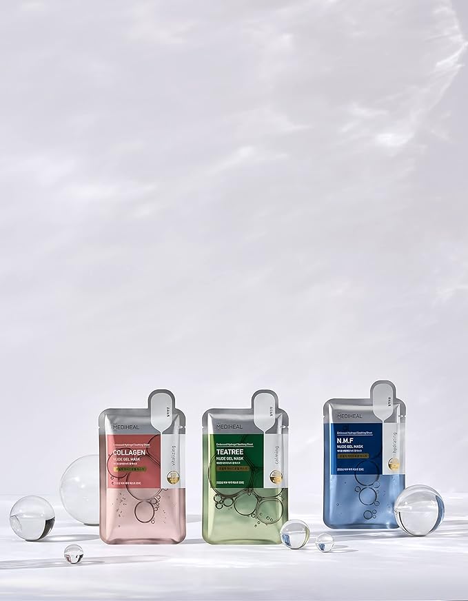 Mediheal Firming Nude Gel Mask 10 Count Lifting Korean Sheet Mask