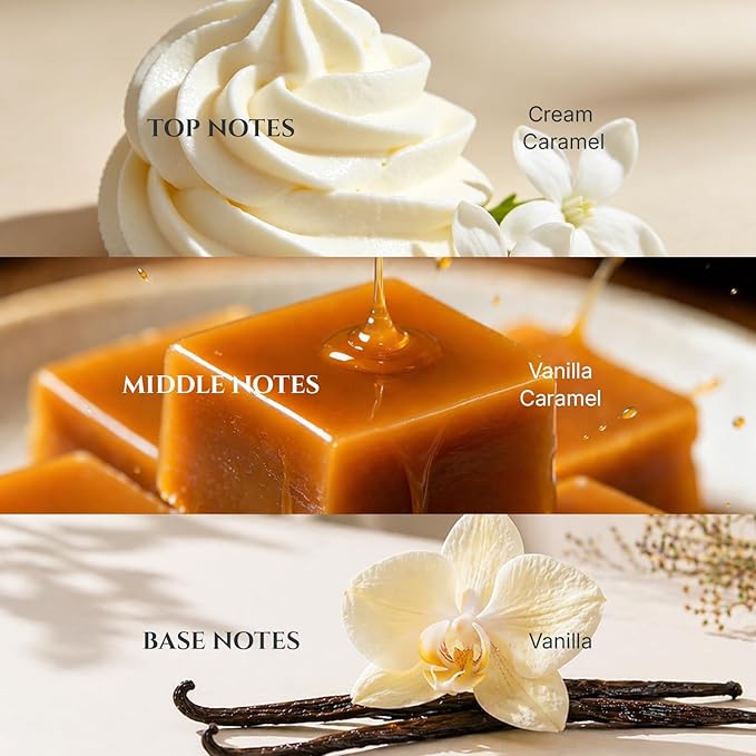 AROMADD Vanilla Cream Diffuser Oil, Warm Vanilla & Caramel Scent, Soft Sweet & Cozy Aroma, Long Lasting Fragrance Oil for Waterless Diffusers & Home Fragrance, 3.38 Fl Oz (100ml)