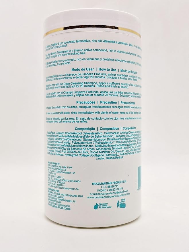 Brazilian BotoSmart Expert Silk Collagen Hair 1 Kilo NEW