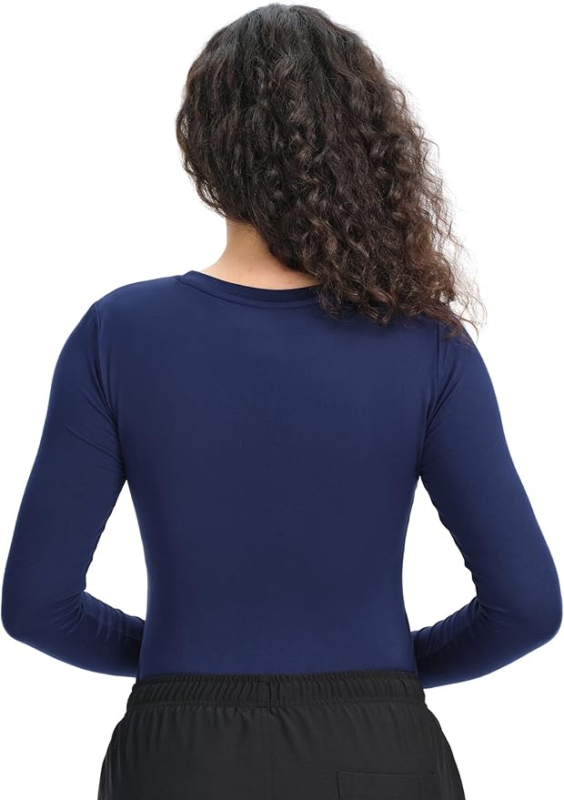 COZYFIT Scrub Undershirts Long Sleeve Women - Underscrub Comfort Tee