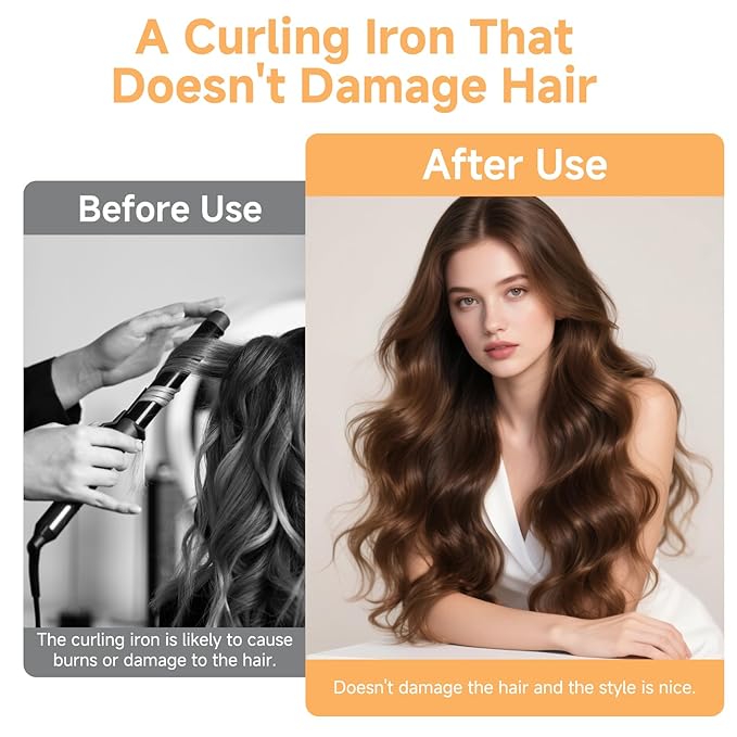 6Pcs Overnight Heatless Hair Curler Blowout Rods Jumbo, Heatless Curls Satin Flexi Rods for Overnight Sleeping, No Heat Curling Tool for All Hair Types Soft Heatless Hair Curler (Gift Box,6 Colors)