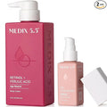 MEDIX Retinol Body Lotion + 3% Hyaluronic Acid Booster Serum Moisturizer 2PC Skin Care Set | Crepey Skin Care Treatment | Retinol Body Cream Targets Appearance Of Sagging Crepe Skin & Wrinkles, 2PC