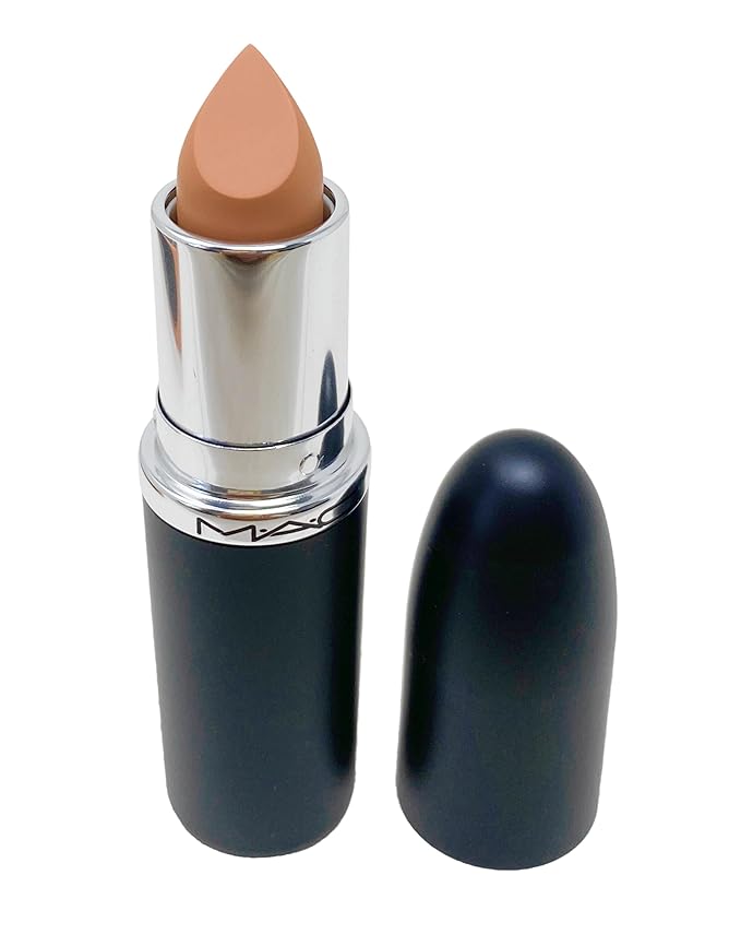 MAC Ximal Sleek Satin Lipstick - 837 Peachstock (Warm toned light medium peach) 0.12 Oz / 3.5 g
