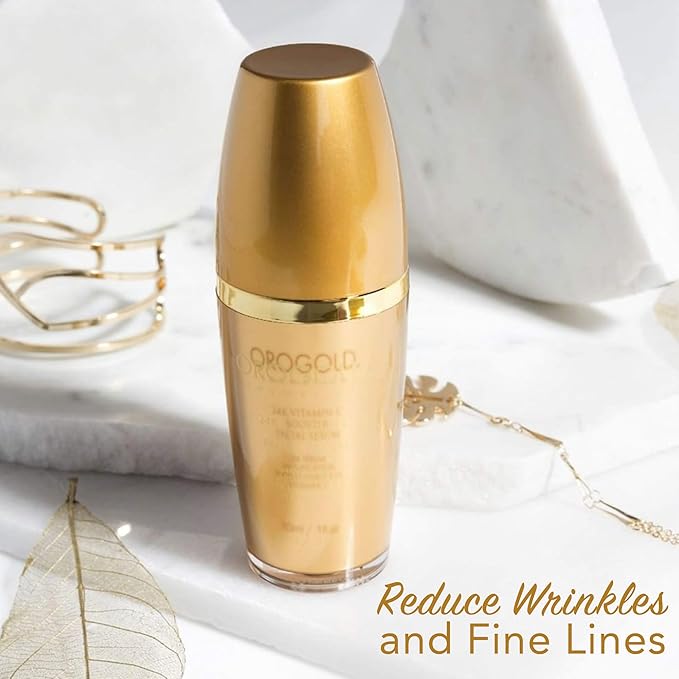 OROGOLD 24K Vitamin C Facial Serum - Anti Aging Face Serum with Gold - Improves Appearance of Fine Lines and Wrinkles - Contains Vitamin C, Vitamin E, Vitamin A - 1 Fl. Oz.