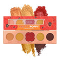 Profusion Cosmetics 5-Shade Mini Eyeshadow Palette - Highly Pigmented with Matte & Shimmer Finishes, Blendable Travel-Friendly Kit, Vegan & Cruelty-Free Makeup (Pretty Poppy)