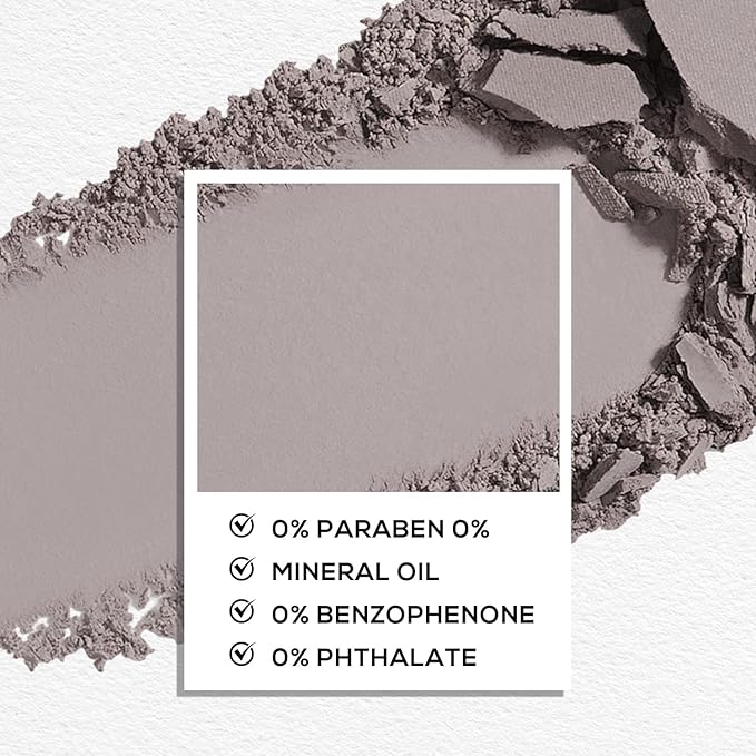 MAKI YIKA Misty Gray Matte Single Eye Shadow Palette for Women Pigmented Grey Eyeshadow Powder for Black Eyes Color Stay Long Lasting Waterproof Eye Makeup Palette, #9