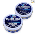 Blue Goo Cracked Heels & Dry Hands Skin Protectant, Helps Relieve & Protect Cracked Skin, OTC Lanolin Formula, 2 oz (2 Pack), Made with Emu Oil & Beeswax